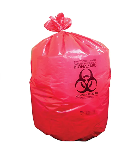 4 Gallon Small Clear Trash Bags, Tear Resistant Bulk Rolls by Mop