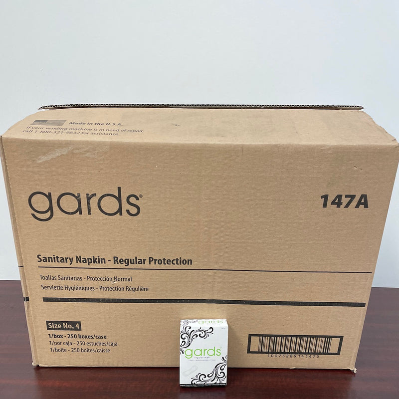 HOSPECO Gards Regular Maxi Pads, 250/Pack